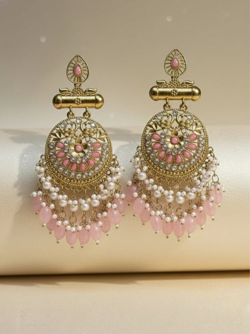 Anarkali Pearl Chandbali
