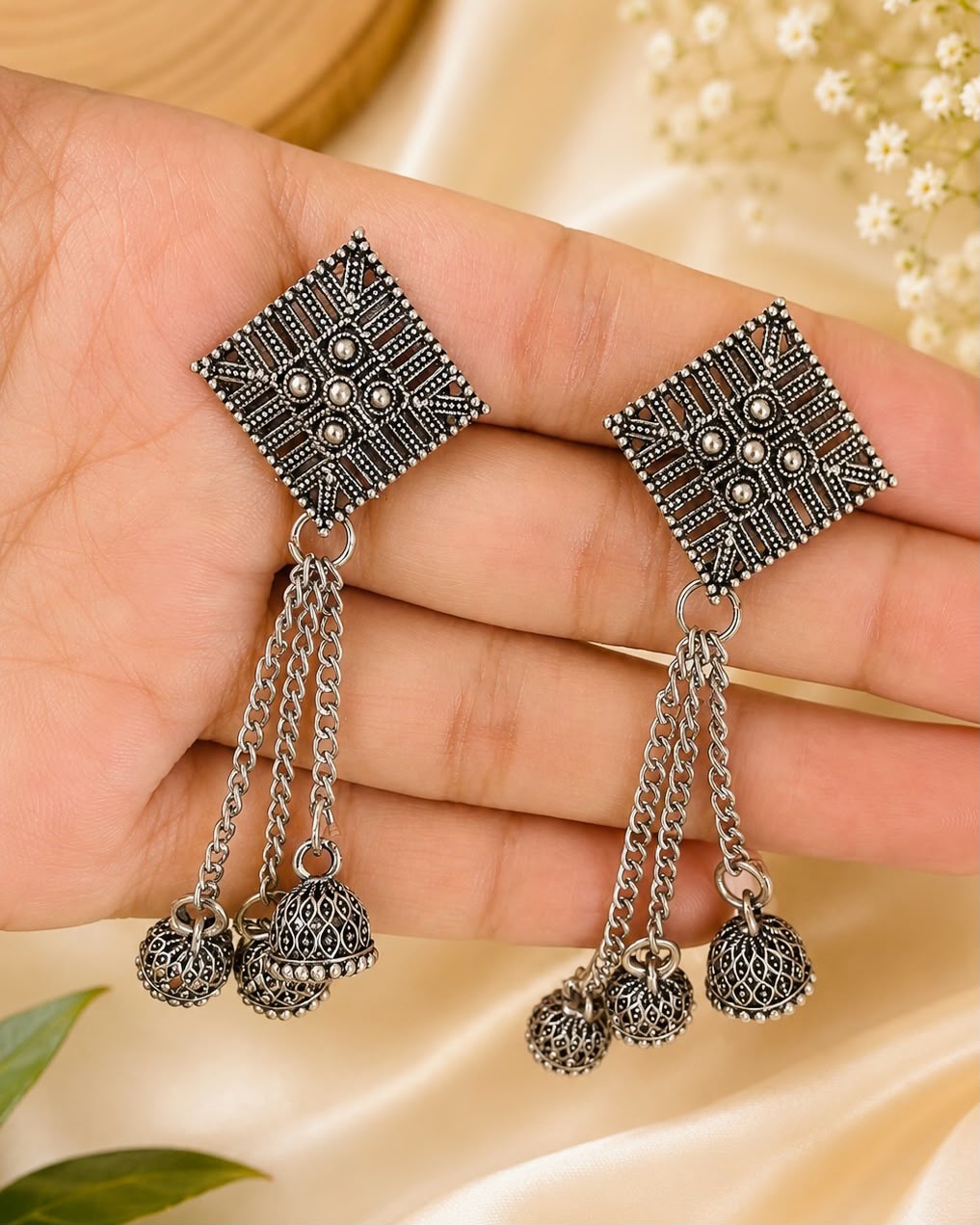 Rakhi Oxidised Elegance Box – Earrings & Girly Accessories