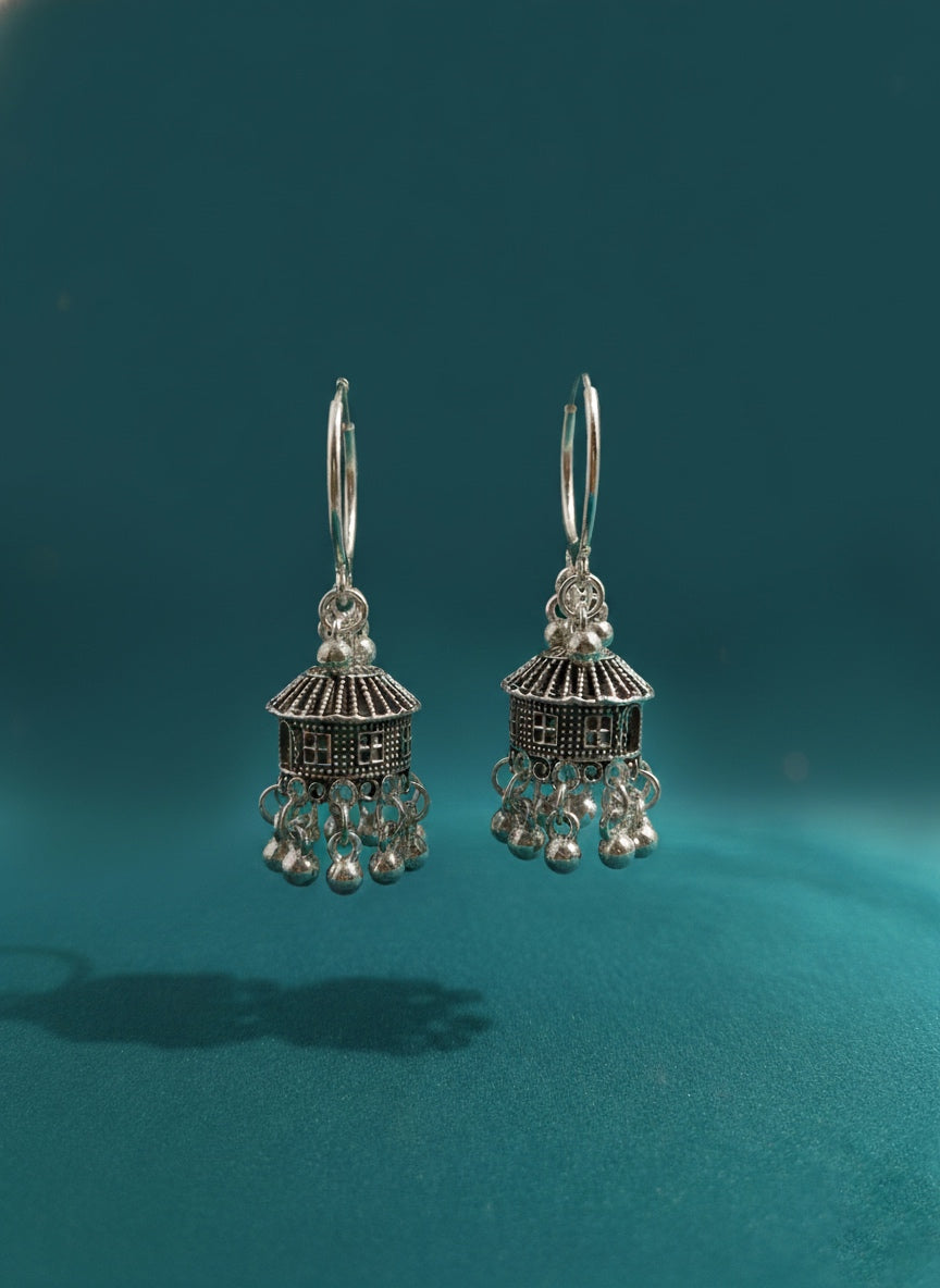 Mini Hut Jhumka Hoops